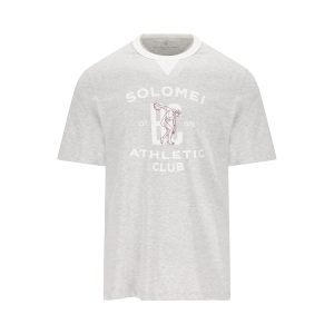 Brunello Cucinelli Cotton T-Shirt — Grey
