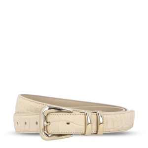 Brunello Cucinelli Leather Belt — Beige