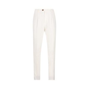 Brunello Cucinelli Cotton Trousers — White