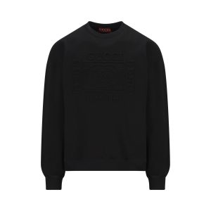 Gucci Cotton Sweatshirt — Black/Multicolour — additional product view