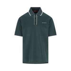 Gucci Cotton Polo Shirt — Green
