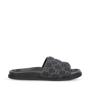 Gucci Denim Sandals — Black