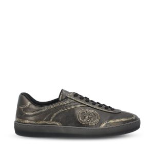 Gucci Leather Sneakers — Black