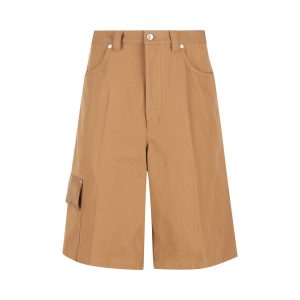 Gucci Cotton Shorts — Camel