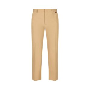 Gucci Cotton Trousers — Beige