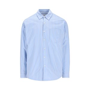 Prada Polyamide Shirt — Light Blue/White