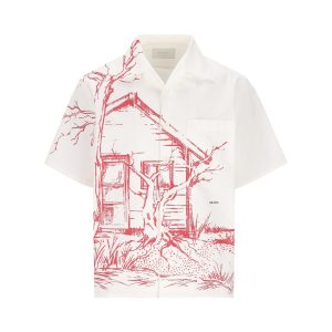 Prada Cotton Shirt — White