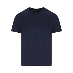 Prada Cotton T-Shirt — Navy