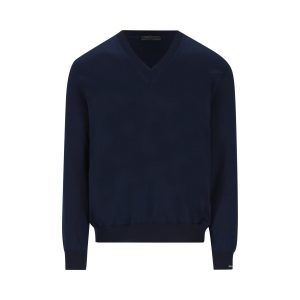 Prada Cotton Sweater — Blue
