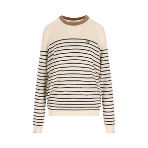 Prada Linen and Cotton Sweater — Natural