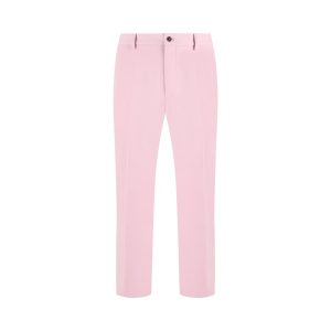 Prada Cotton Trousers — Pink