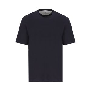 Brunello Cucinelli Cotton T-Shirt — Blue