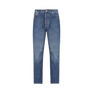 Brunello Cucinelli Cotton Jeans — Blue
