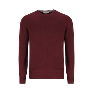 Brunello Cucinelli Cashmere Sweater — Red
