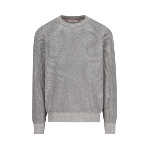 Brunello Cucinelli Cashmere Sweater — Grey