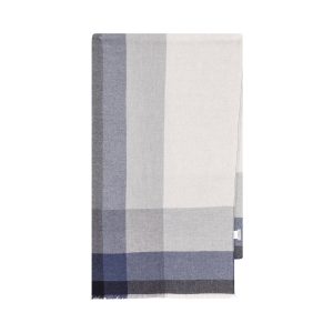 Brunello Cucinelli Wool and Cashmere Scarf — Navy
