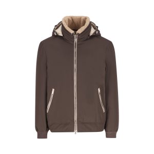 Brunello Cucinelli Polyamide Jacket — Brown