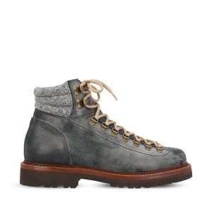 Brunello Cucinelli Leather Boots — Blue