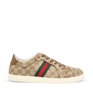Gucci Canvas Sneakers — Beige