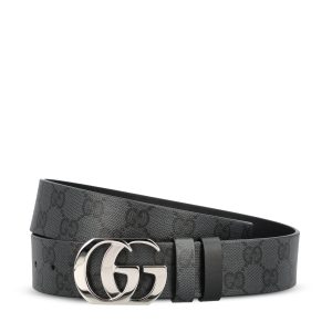 Gucci Coated Fabric Belt — Black