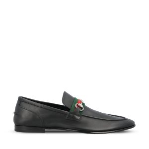 Gucci Leather Loafers — Black