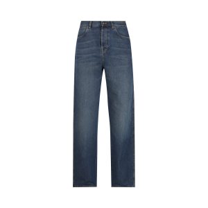 Gucci Cotton Trousers — Blue