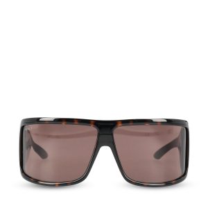 Gucci Injection-Moulded Frame Glasses — Brown