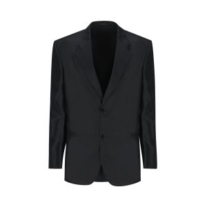 Gucci Silk Jacket — Black