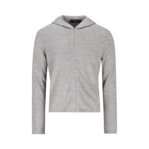 Gucci Wool and Silk Blend Cardigan — Grey