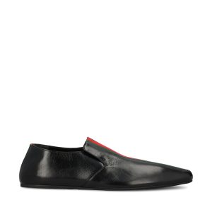Gucci Leather Loafers — Black