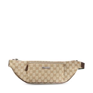 Gucci Fabric Belt Bag — Beige