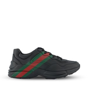 Gucci Leather Sneakers — Black