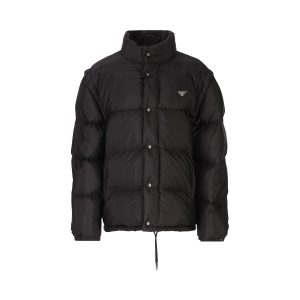 Prada Re-Nylon Down Jacket — Black