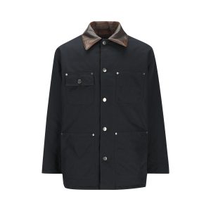 Prada Cotton and Polyamide Down Jacket — Black