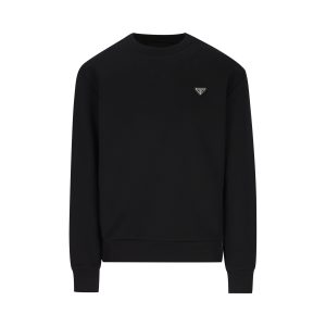 Prada Cotton Sweatshirt — Black