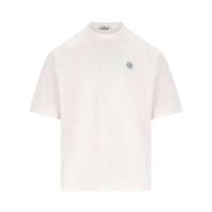 Stone Island Cotton T-Shirt — White