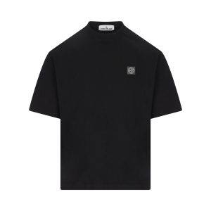 Stone Island Cotton T-Shirt — Black