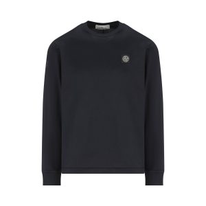 Stone Island Cotton Jersey Long-Sleeve T-Shirt — Blue