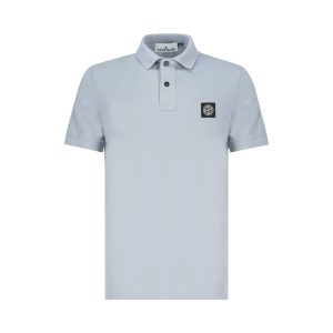 Stone Island Cotton Polo Shirt — Grey