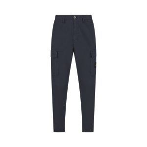 Stone Island Cotton Trousers — Blue