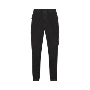 Stone Island Cotton Trousers — Black