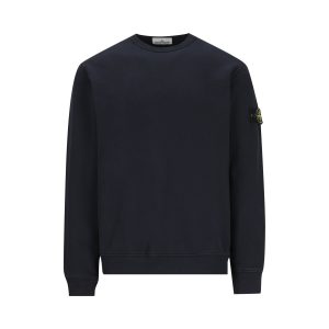 Stone Island Cotton Sweatshirt — Blue