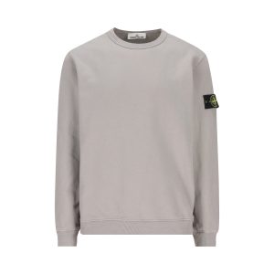 Stone Island Cotton Sweatshirt — Grey