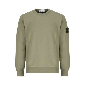 Stone Island Cotton Sweatshirt — Green