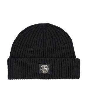 Stone Island Wool Beanie — Black