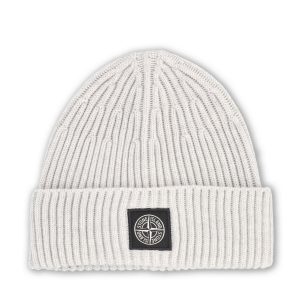 Stone Island Wool Beanie — Grey