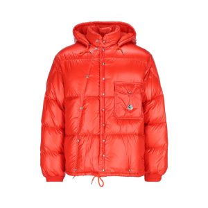 Moncler Re-Icons Down Jacket — Red / Front view