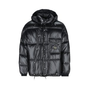 Moncler Re-Icons Down Jacket — Black / Front view