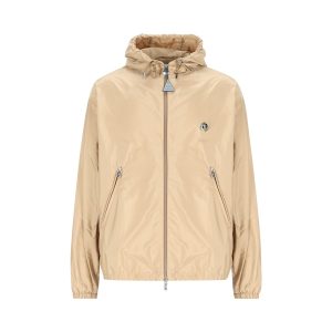 Moncler Re-Icons Windbreaker — Beige / Front view