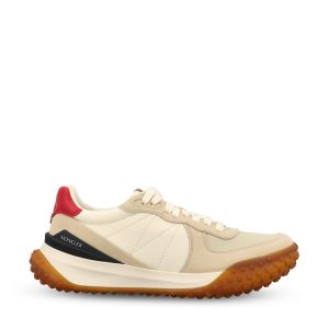 Moncler City Trek Sneakers — Beige / Front view